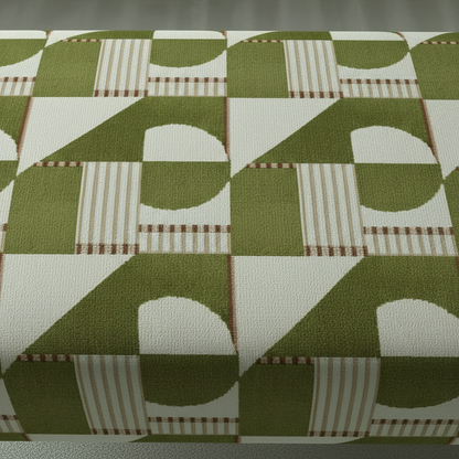 Solid Base Fabric Footstool – UK Made Designer Bench for Living Room & Lounge