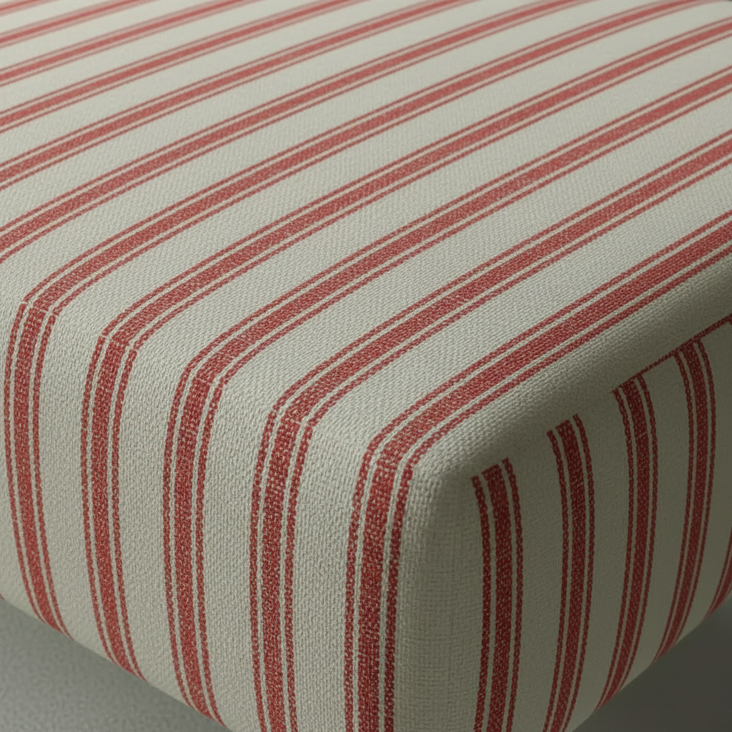 Painterly Collection Long Footstool – Designer Abstract Upholstered Bench for Modern UK Homes