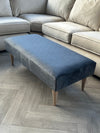 PREMIUM stitched lid pattern FOOTSTOOL BENCH COFFEE TABLE