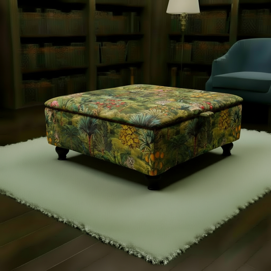 Premium Handcrafted UK Ottoman – Storage Coffee Table Centrepiece