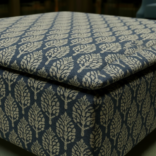 Family Room Board Game Table – Large Storage Ottoman & Soft Edge Bench