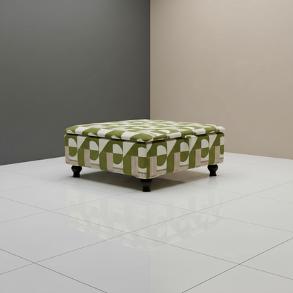 Heavy Duty Square Footstool Table | Extra Large Storage Ottoman & Coffee Table – istools UK