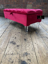 PREMIUM Red/Pink Ottoman Storage Bench | Red/Pink Ottoman Footrest coffee table