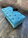 Aqua Coffee Table Ottoman Storage | Living Room Storage Bench Seat