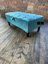 Aqua Coffee Table Ottoman Storage | Living Room Storage Bench Seat