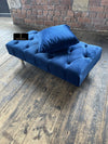 Blue Chesterfield Seating bench