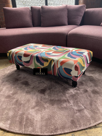 Footstool Floral vue bench coffee table