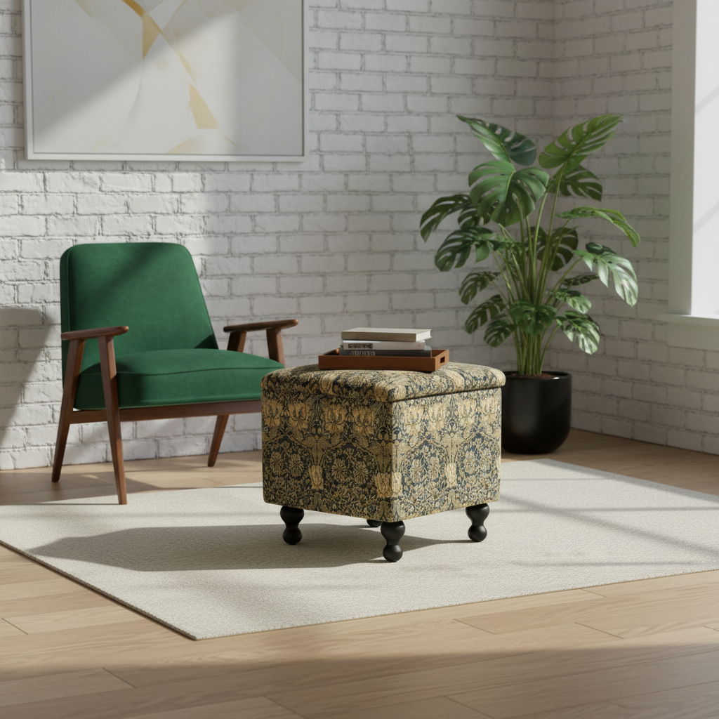 Multi-purpose designer furniture for seating, storage, and décor organisation