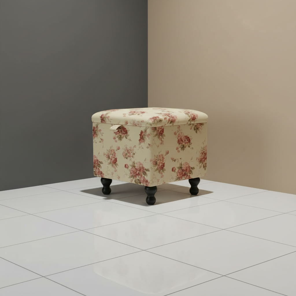 Multi-purpose storage ottoman and removable tray for living room