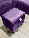 Purple Aubergine Living room storage