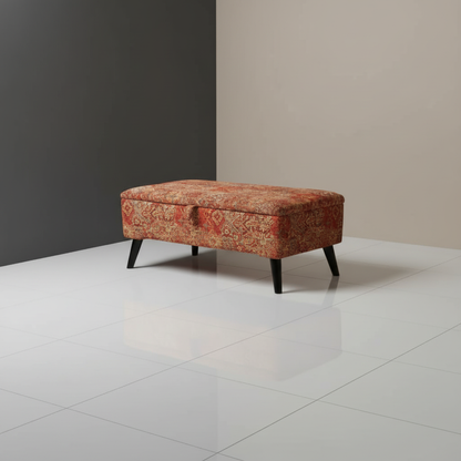 Spacious Upholstered Blanket Box for Bedroom Organisation | Handmade Storage Ottoman Bench UK | istools