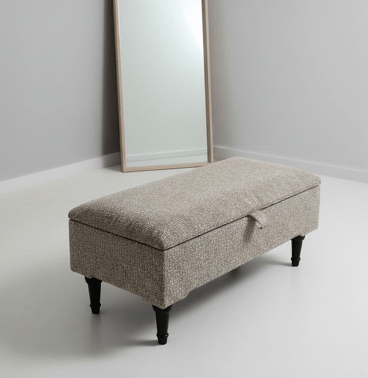 Handmade Animal Print Storage Pouffe Seat - ISTOOLS