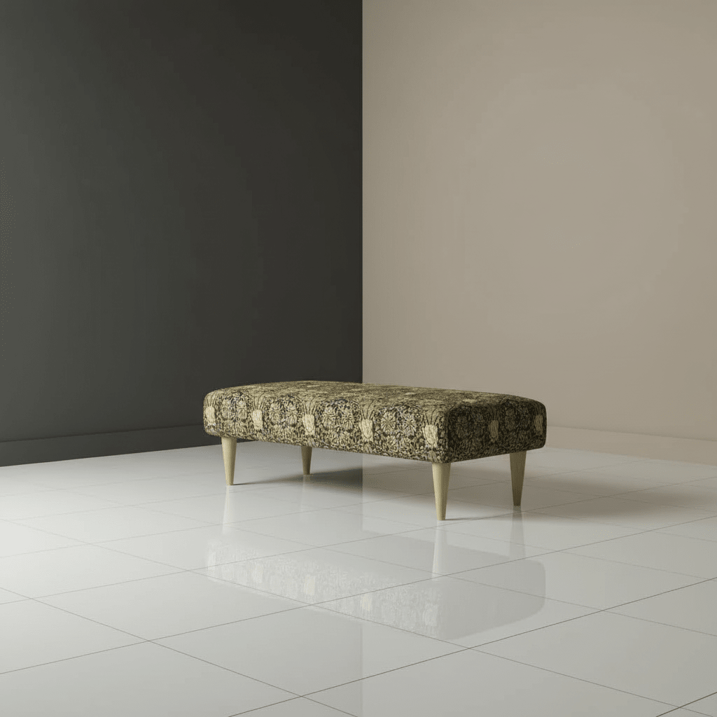 Apartment Living Accent Bench – Stylish Compact Footrest for Modern UK Homes - ISTOOLS