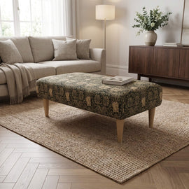 Apartment Living Accent Bench – Stylish Compact Footrest for Modern UK Homes