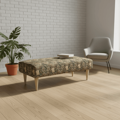 Apartment Living Accent Bench – Stylish Compact Footrest for Modern UK Homes - ISTOOLS