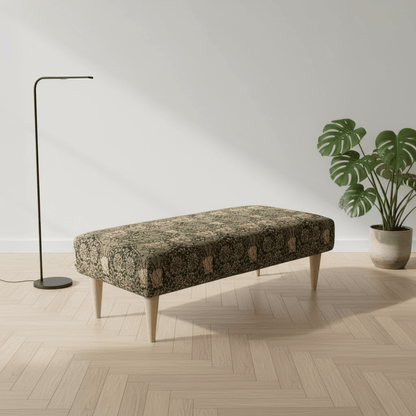Apartment Living Accent Bench – Stylish Compact Footrest for Modern UK Homes - ISTOOLS