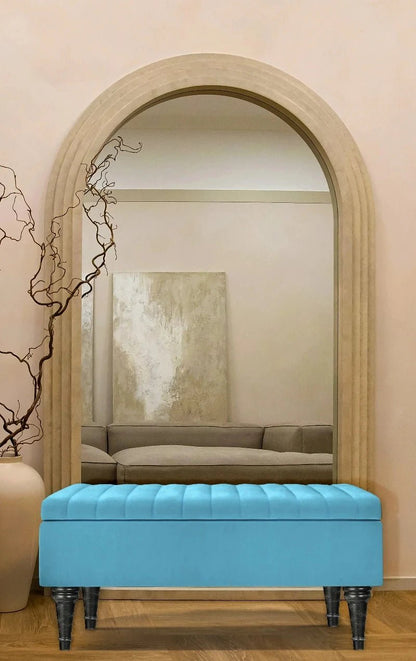 Aqua Lusso Deep Panel Ottoman Coffee Table end of bed - ISTOOLS