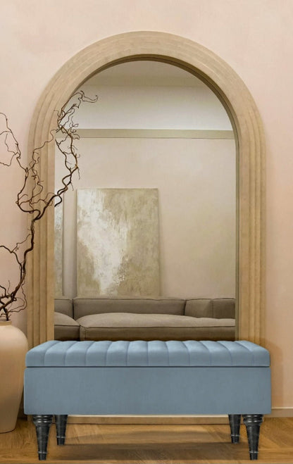 Aqua Lusso Deep Panel Ottoman Coffee Table end of bed - ISTOOLS