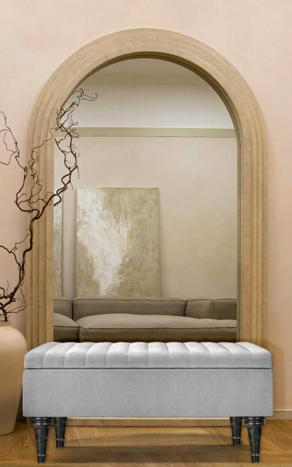 Aqua Lusso Deep Panel Ottoman Coffee Table end of bed - ISTOOLS