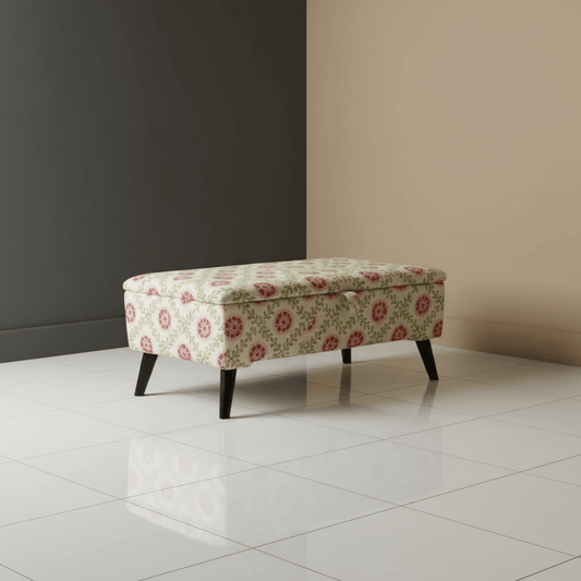 Artistic Handmade Furniture Stool for Living Decor – Multi - Purpose Ottoman & Storage Bench - ISTOOLS