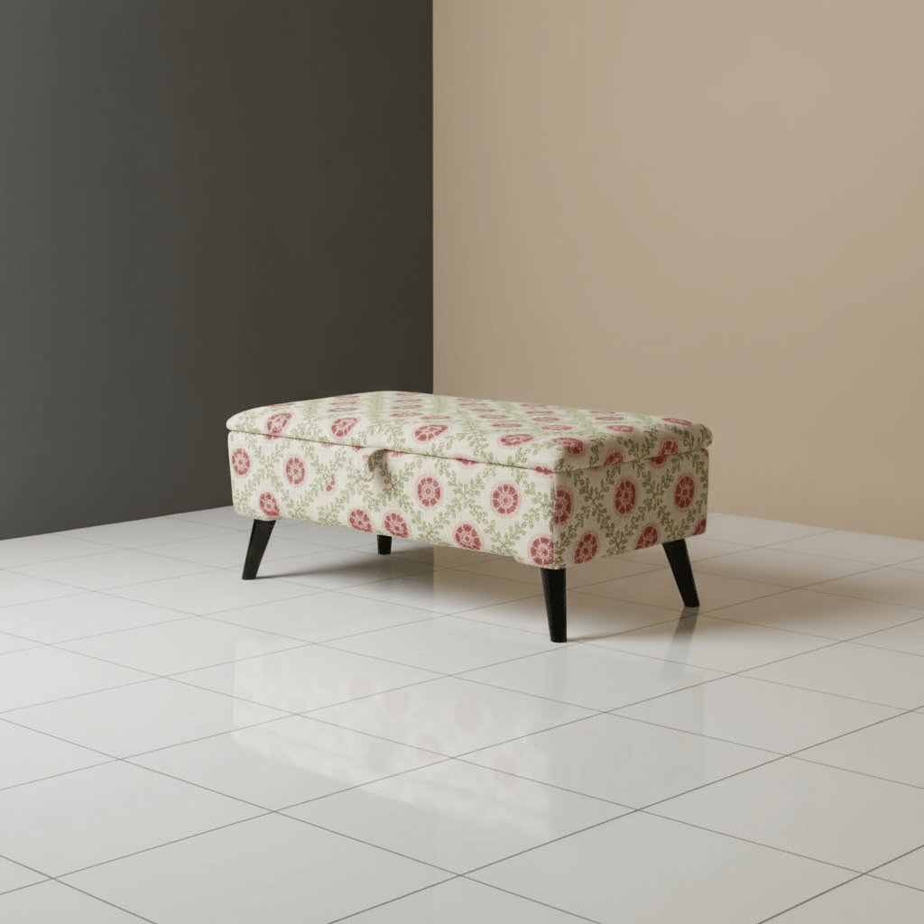 Artistic Handmade Furniture Stool for Living Decor – Multi - Purpose Ottoman & Storage Bench - ISTOOLS