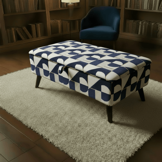 Bay Window Storage Box with Hidden Storage – Space Saving Ottoman Bench | istools - ISTOOLS