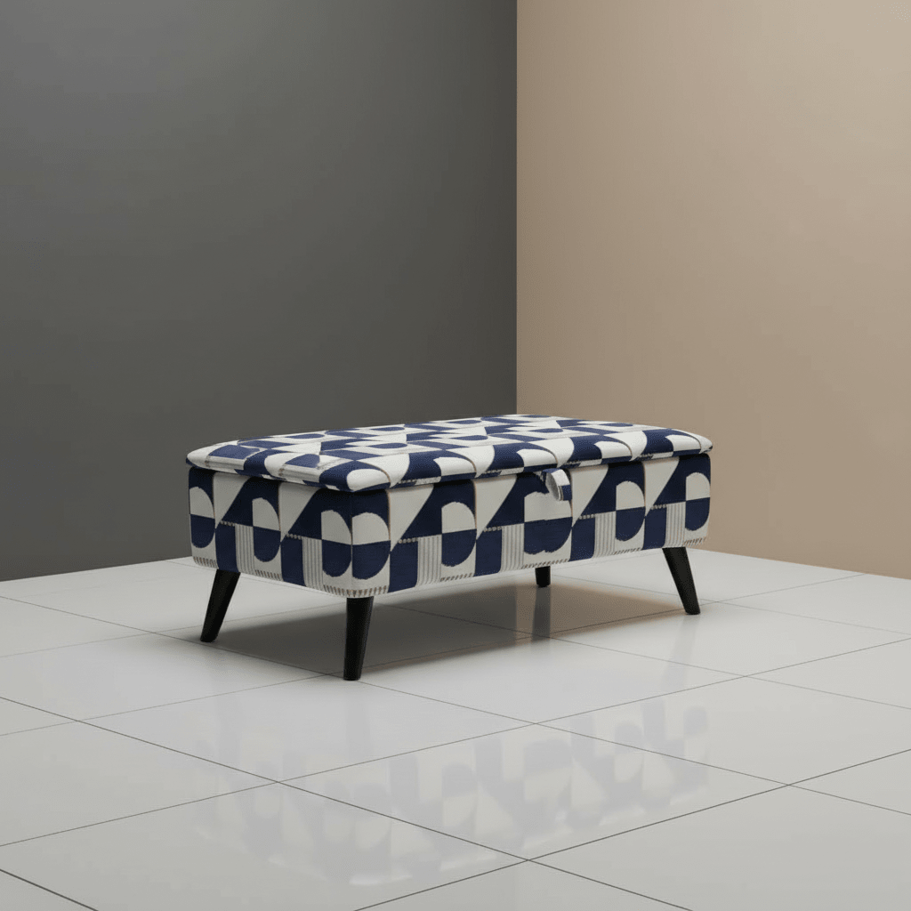 Bay Window Storage Box with Hidden Storage – Space Saving Ottoman Bench | istools - ISTOOLS