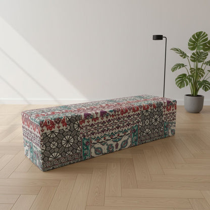 Bespoke Bedroom Blanket Box Storage Ottoman Patterned Fabric - ISTOOLS