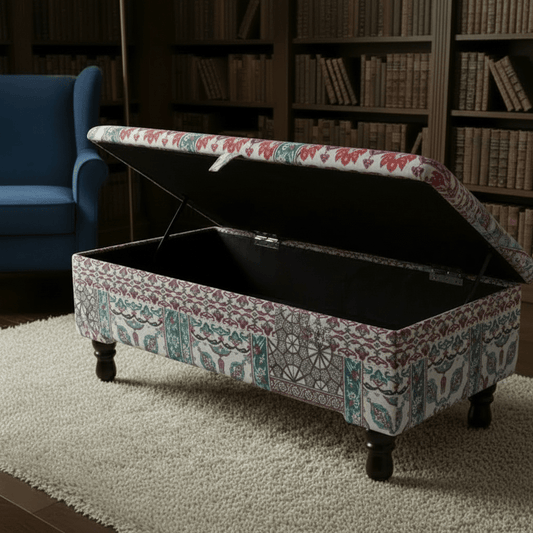Bespoke Blanket Box Storage Ottoman Handcrafted Quality - ISTOOLS
