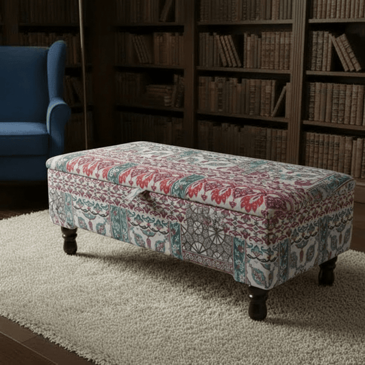 Bespoke Blanket Box Storage Ottoman Handcrafted Quality - ISTOOLS