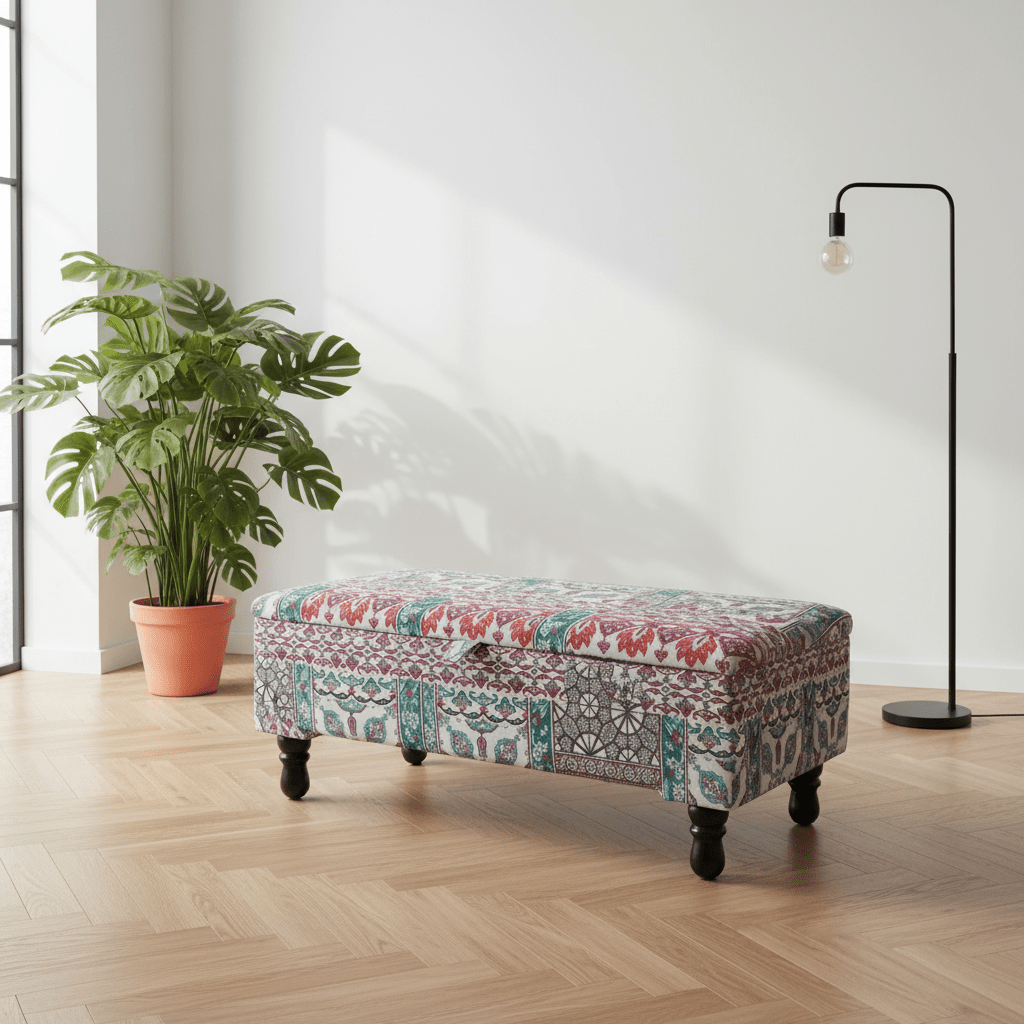 Bespoke Blanket Box Storage Ottoman Handcrafted Quality - ISTOOLS