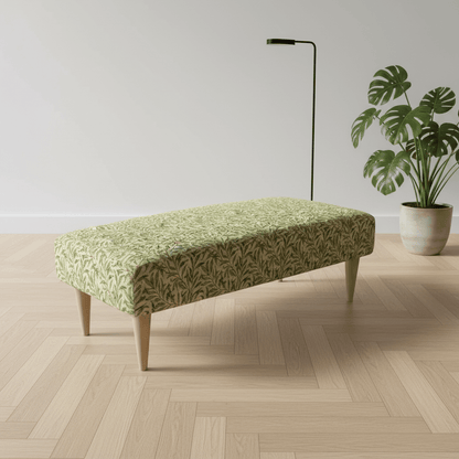 Bespoke Hand - Finished Rectangular Stitched Bench – Multi - Functional Ottoman & Coffee Table - ISTOOLS