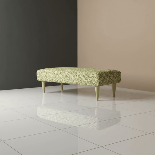 Bespoke Hand - Finished Rectangular Stitched Bench – Multi - Functional Ottoman & Coffee Table - ISTOOLS