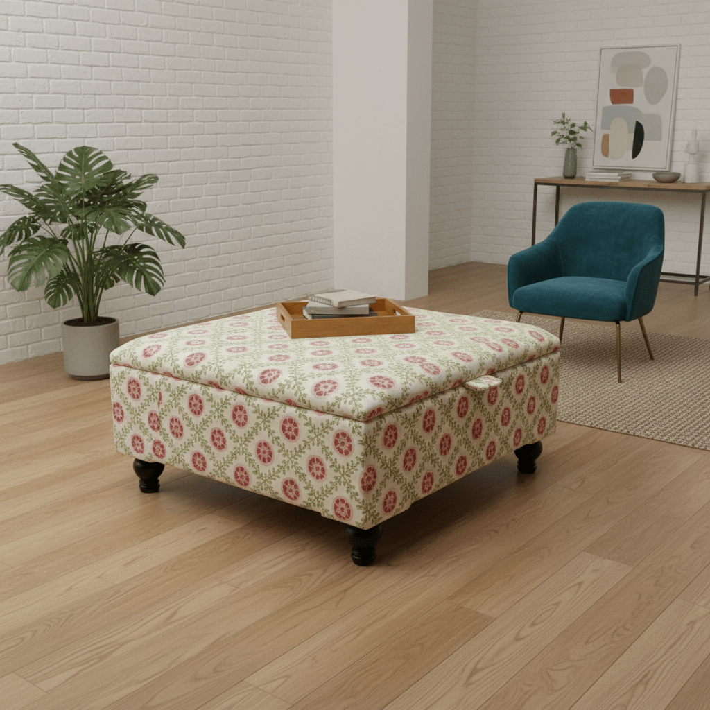 Bespoke Plain Top Ottoman for Modern UK Homes – Multi - Functional & Stylish - ISTOOLS