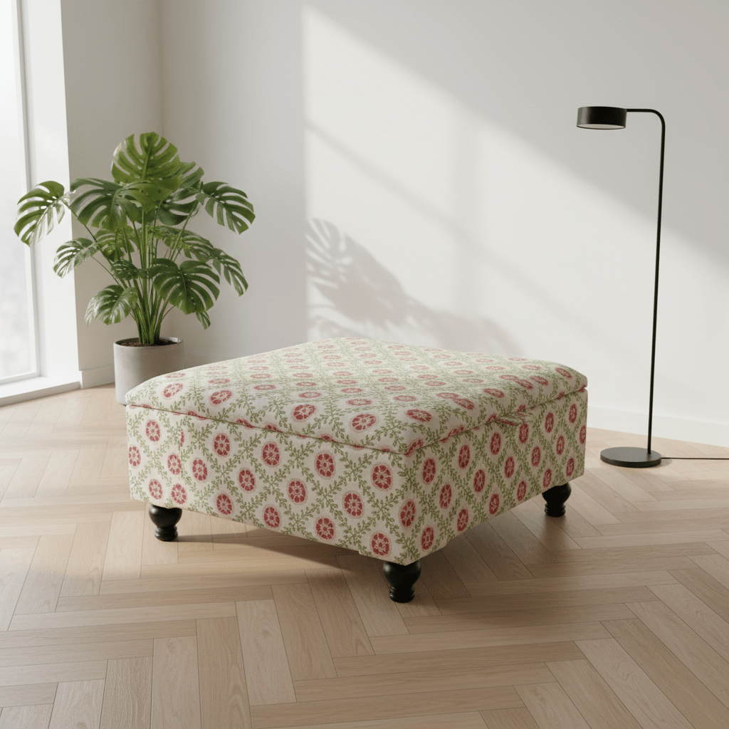 Bespoke Plain Top Ottoman for Modern UK Homes – Multi - Functional & Stylish - ISTOOLS