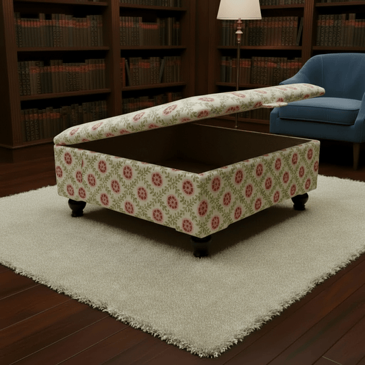 Bespoke Plain Top Ottoman for Modern UK Homes – Multi - Functional & Stylish - ISTOOLS