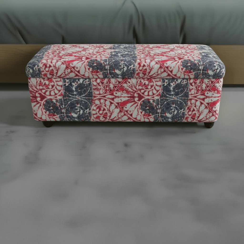 Bespoke Rectangular Bedroom Bench Smooth Lid Handcrafted - ISTOOLS