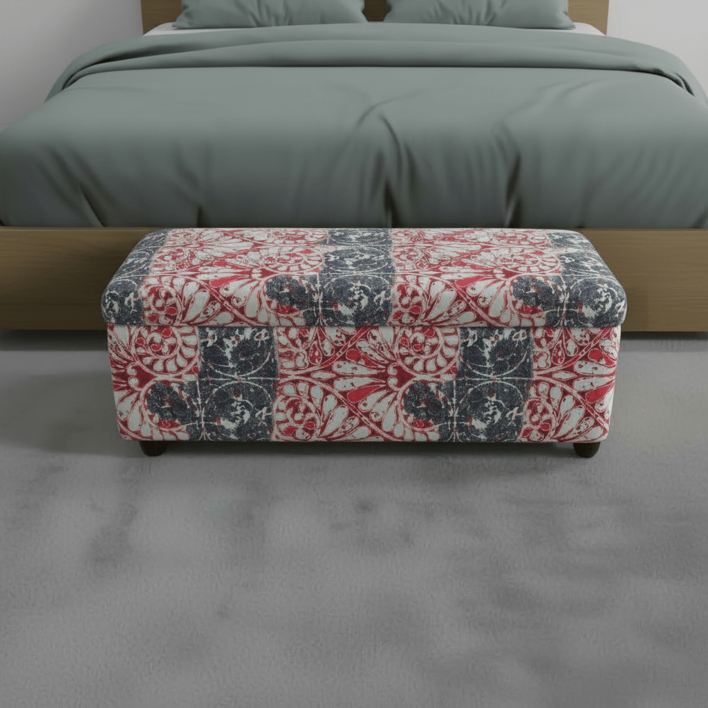 Bespoke Rectangular Bedroom Bench Smooth Lid Handcrafted - ISTOOLS