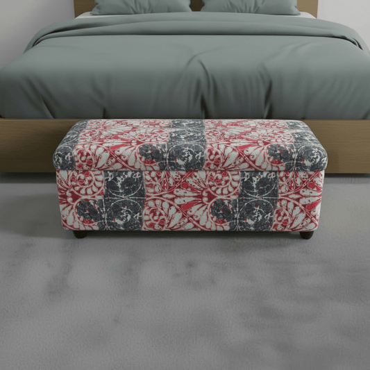 Bespoke Rectangular Bedroom Bench Smooth Lid Handcrafted - ISTOOLS