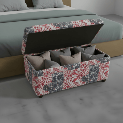 Bespoke Rectangular Bedroom Bench Smooth Lid Handcrafted - ISTOOLS