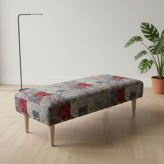 Bespoke Rectangular Blanket Box Multi - Toned Fabric Storage - ISTOOLS
