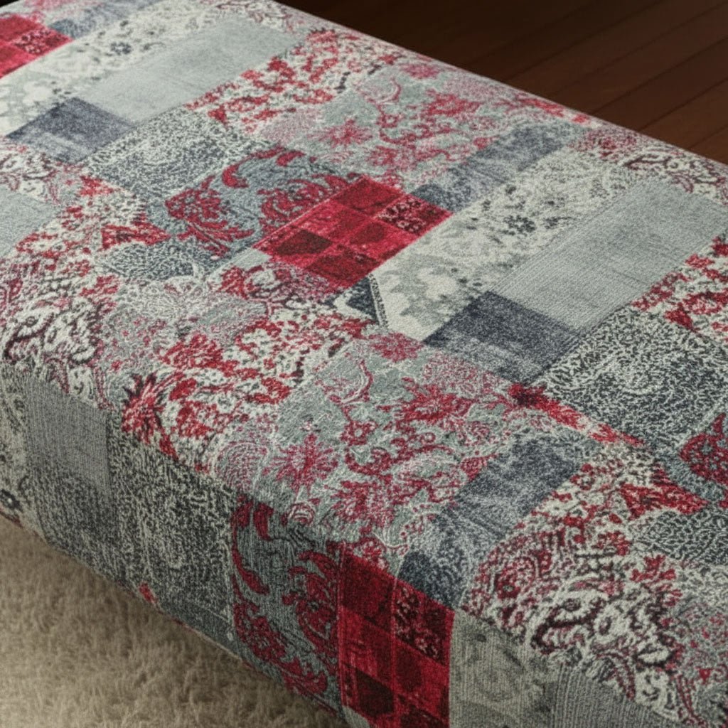 Bespoke Rectangular Blanket Box Multi - Toned Fabric Storage - ISTOOLS
