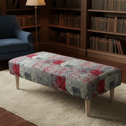 Bespoke Rectangular Blanket Box Multi - Toned Fabric Storage - ISTOOLS
