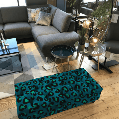 Bespoke Rectangular Coffee Table Ottoman Buttoned bec - ISTOOLS