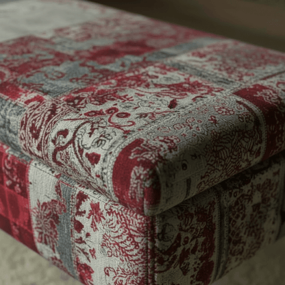 Bespoke Rectangular Non Storage Bench Artistic Motif UK - ISTOOLS