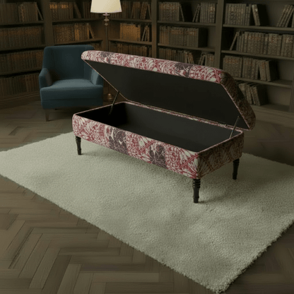 Bespoke Rectangular Pouffe Table Unique Pattern UK - ISTOOLS