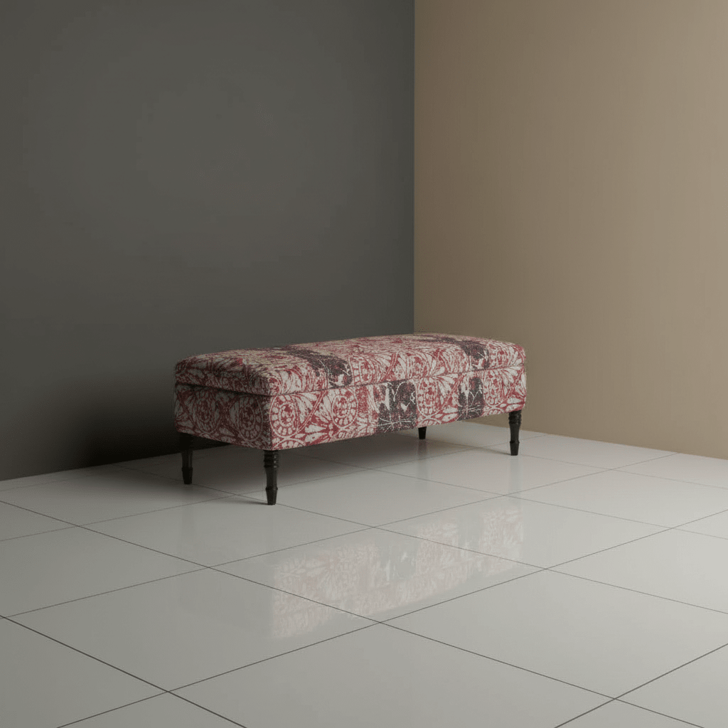 Bespoke Rectangular Pouffe Table Unique Pattern UK - ISTOOLS