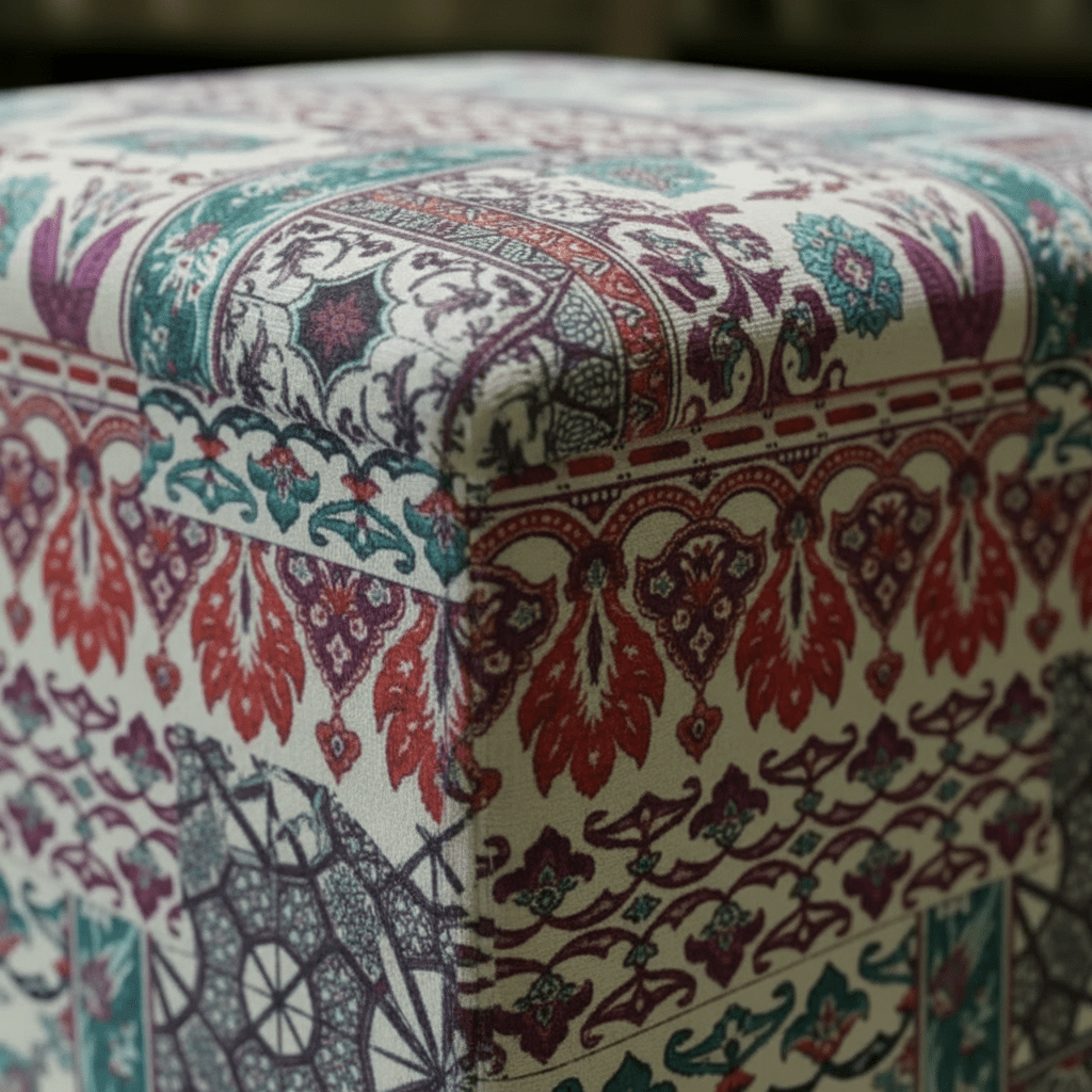 Bespoke Square Storage Ottoman Handcrafted Patterned Quality - ISTOOLS