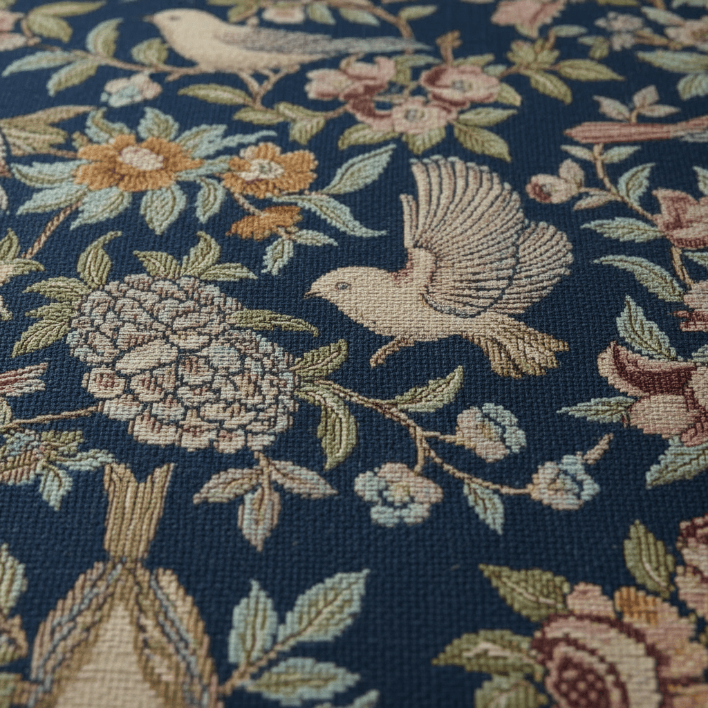 Bespoke Stitched Design Ottoman Footstool for Living Room - ISTOOLS