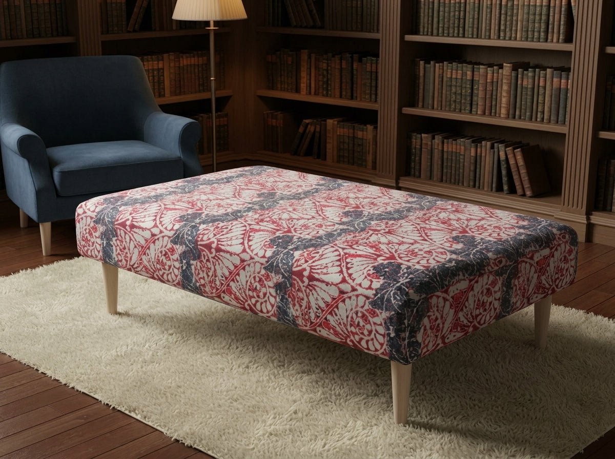 Bespoke Storage Bench Smooth Lid Handcrafted Motif - ISTOOLS